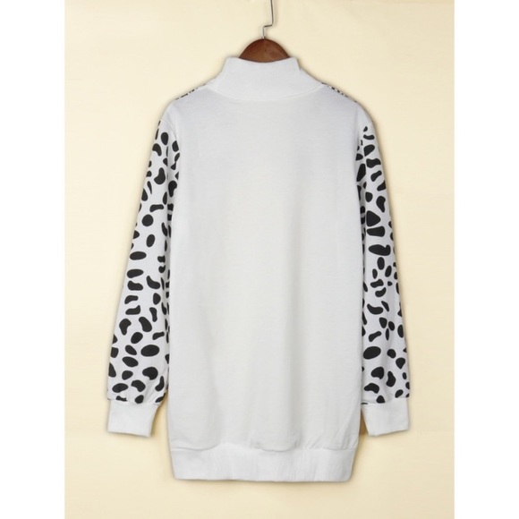 NWT Boutique Leopard Design Sweatshirt - Picture 3 of 5
